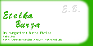 etelka burza business card